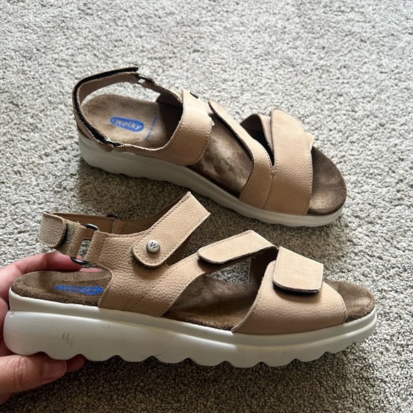 Wolky Women's Size 40 ‘Ikaria’ Adjustable Slingback Ankle Strap Strappy Sandals - Picture 1 of 4